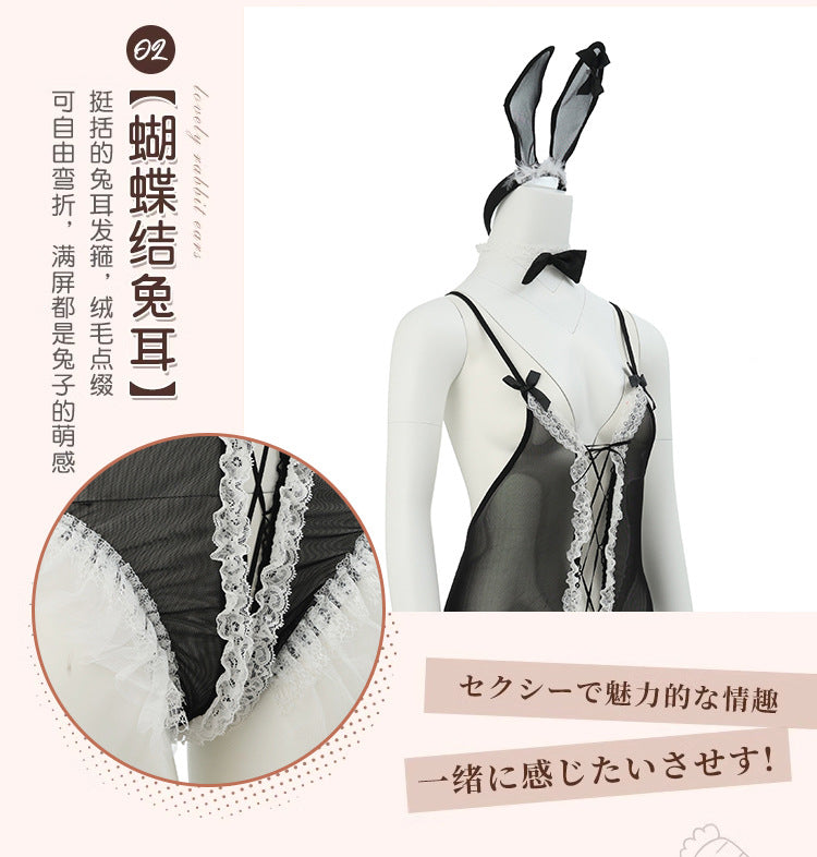 Bunny Open Crotch Set 