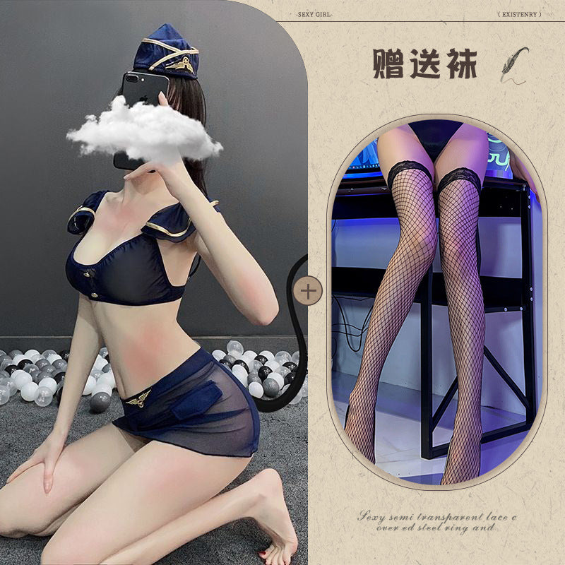 Sheer Stewardess Uniform