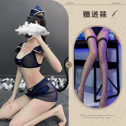 Sheer Stewardess Uniform