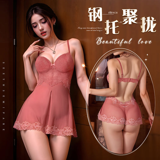 Push-up Lace Chemise
