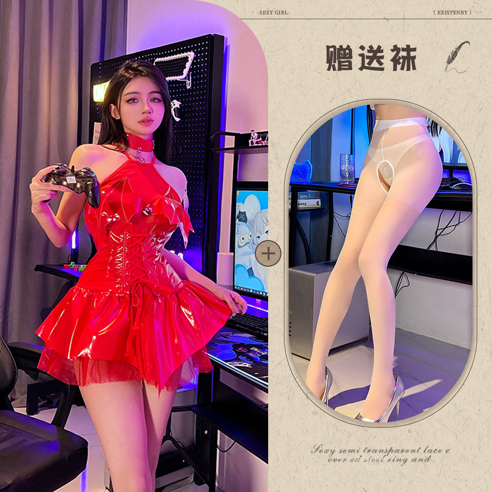 Latex Demon Costume