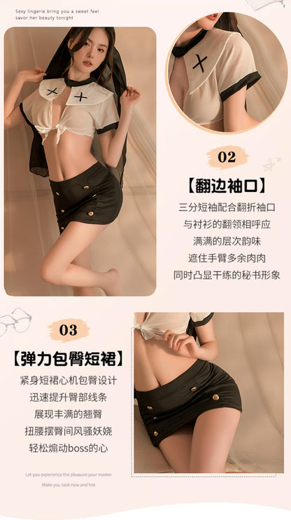 Halloween Nun Cosplay Costume