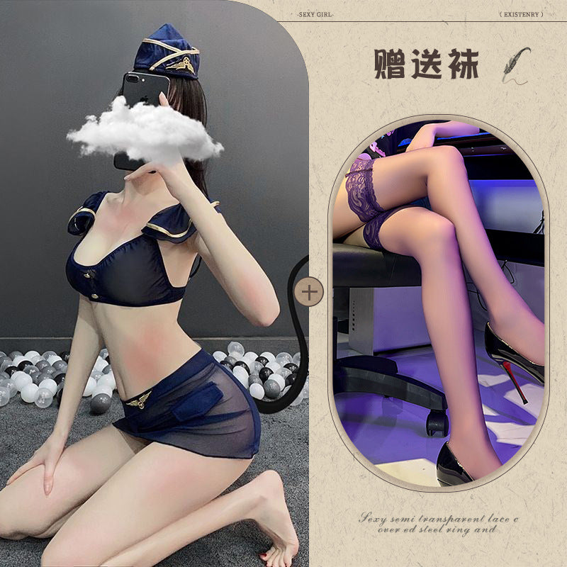 Sheer Stewardess Uniform