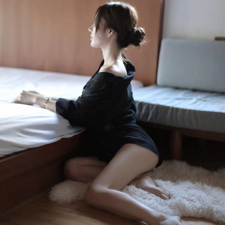 Sheer White Shirt Dress