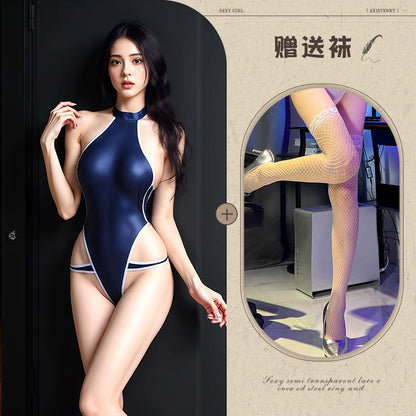 Open Crotch Swimsuit