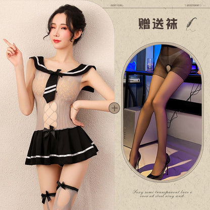 Sheer Schoolgirl Dress