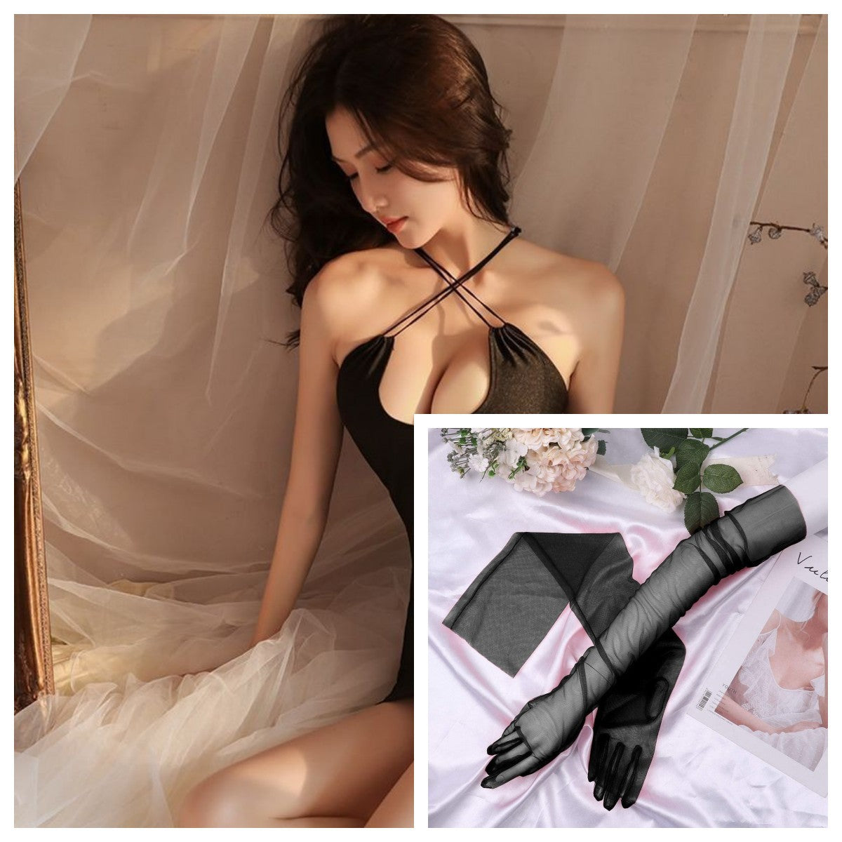 Secretary Lace Teddy Set