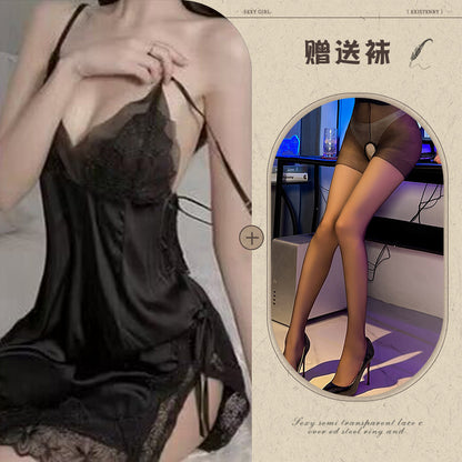 Silid-tulugan na Satin Chemise 