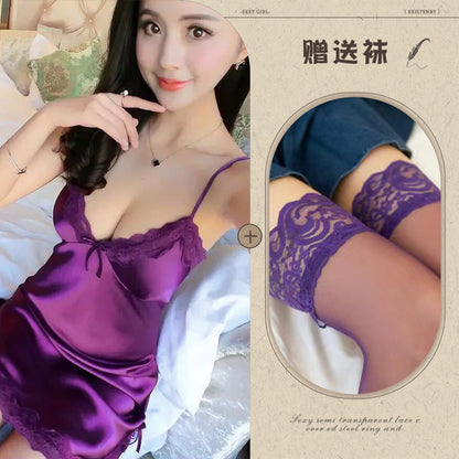 Plus Size Sheer Chemise