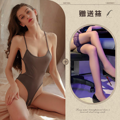 Open Crotch Swimsuit