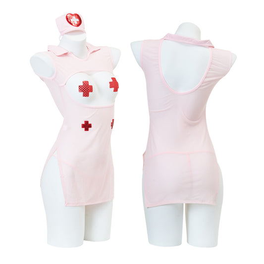 Pink Sheer Nurse Set