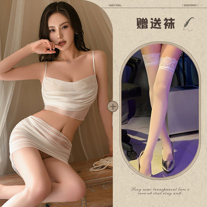 Sheer Secretary Dress