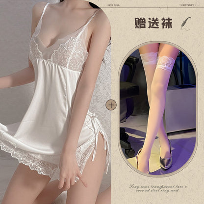 Silid-tulugan na Satin Chemise 
