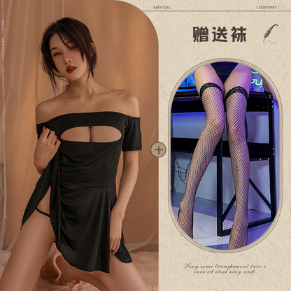 Sheer Cut-out Nightie