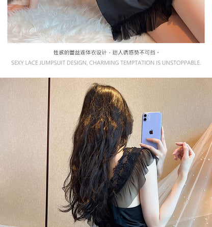 Silk Lace Chemise Set