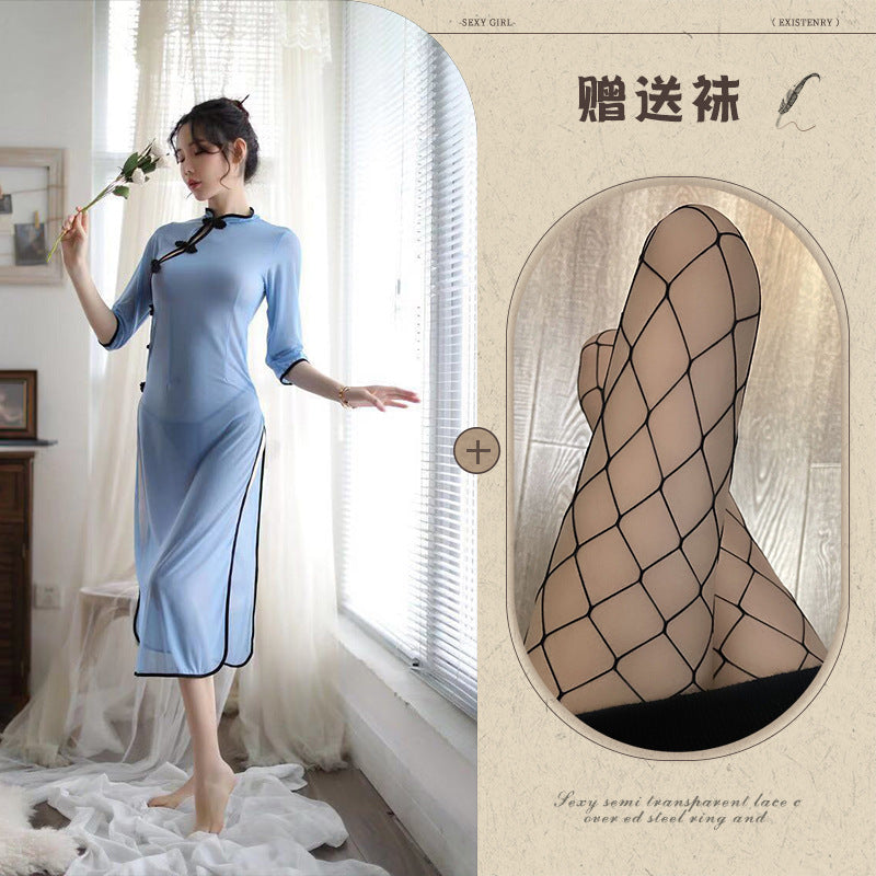 Sheer Qipao Nightie