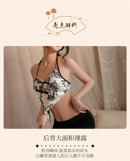 Retro Belly Wrap Secretary Costume