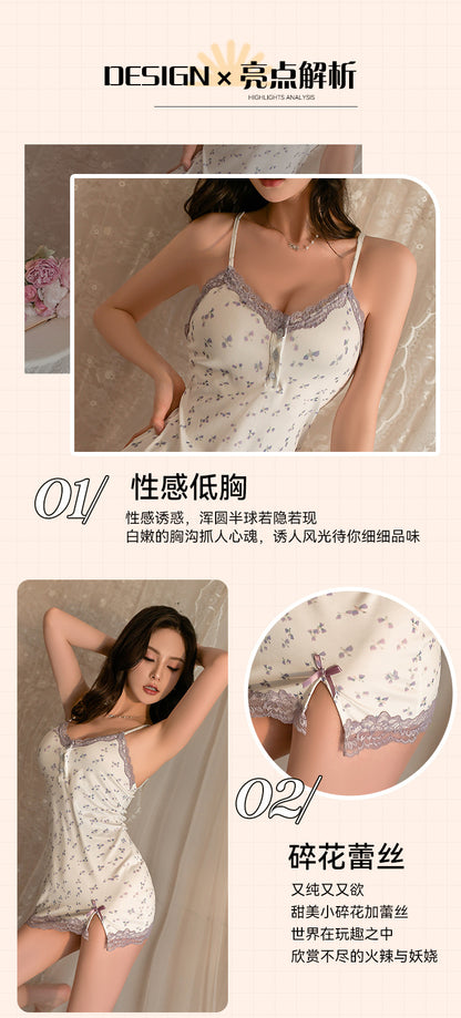 Lavender Floral Nightie
