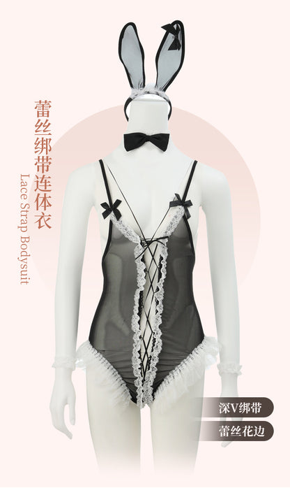 Bunny Open Crotch Set 