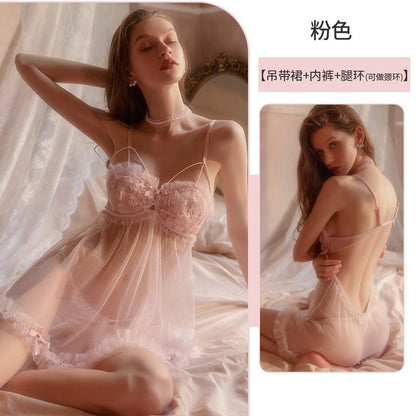 Underwire Mesh Nightie 