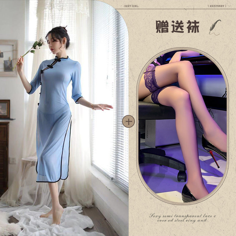 Sheer Qipao Nightie