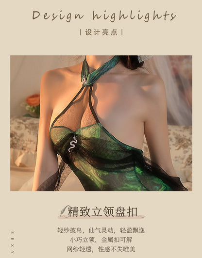 Sheer Robe & Bikini Set