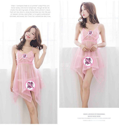 Plus Size Mesh Chemise