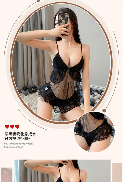Sheer Lace Teddy