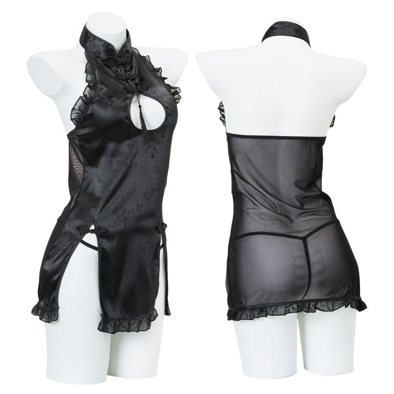 Sheer Qipao Lingerie
