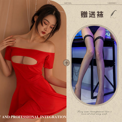 Sheer Cut-out Nightie