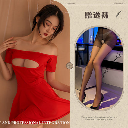 Sheer Cut-out Nightie