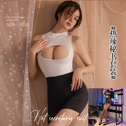Secretary Bodysuit Lingerie Set