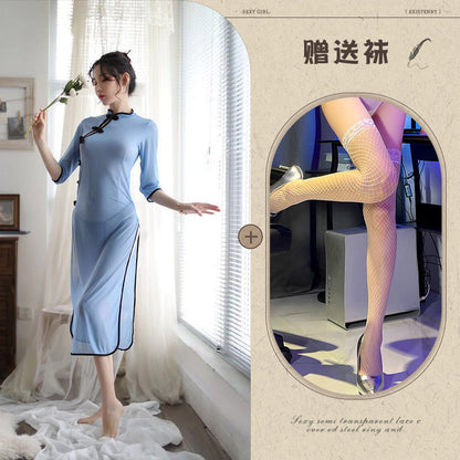 Sheer Qipao Nightie