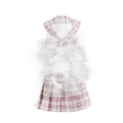 Schoolgirl Grid Jumpsuit