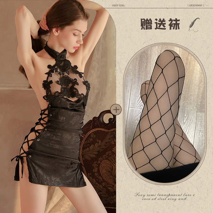 High-Slit Qipao Set