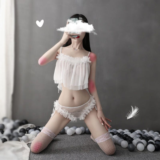 Floral Mesh Nightdress