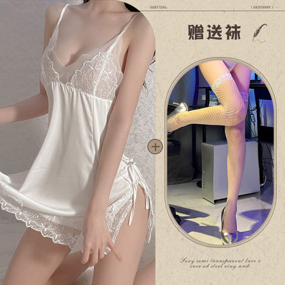 Silid-tulugan na Satin Chemise 