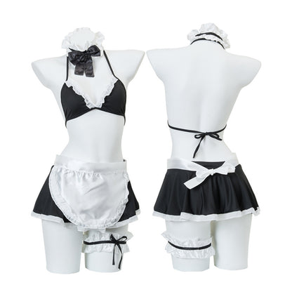 Maid Open Crotch Set