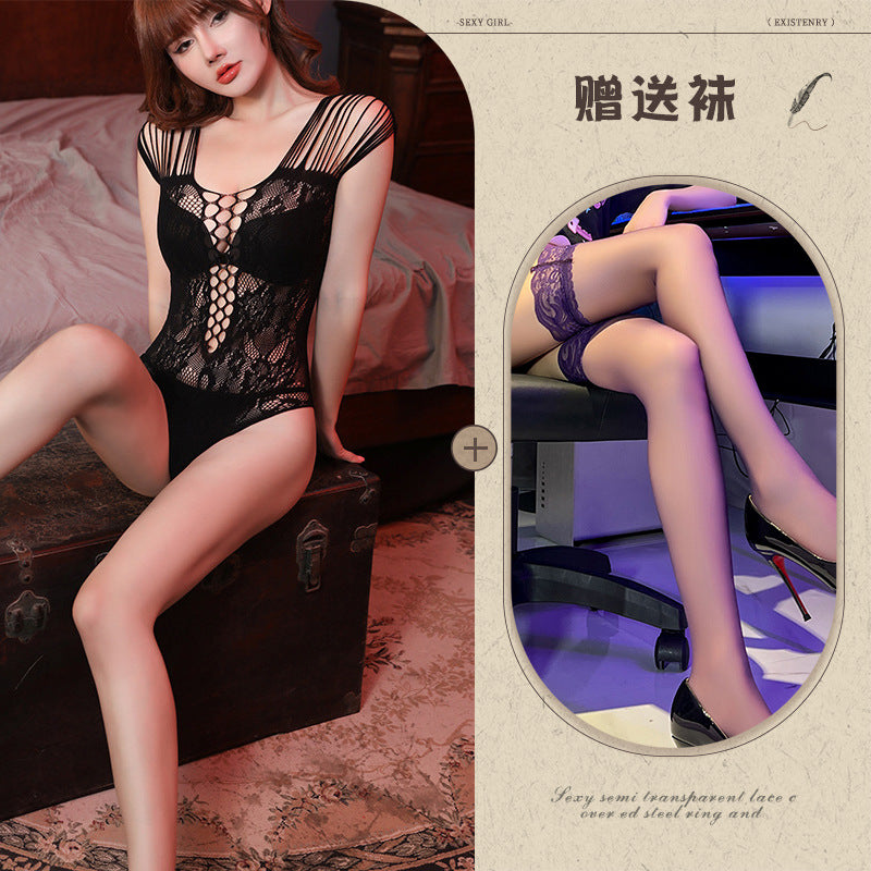 Floral Cut-out Teddy