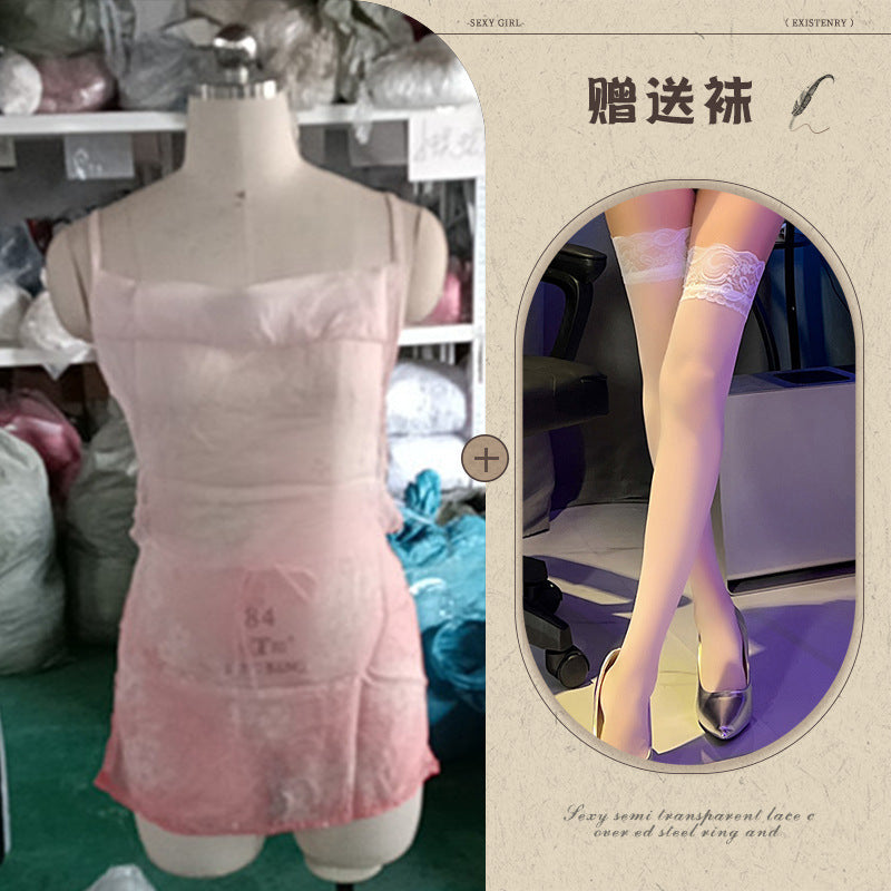 Gradient Sheer Pajama Set