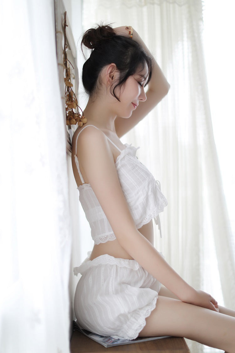 Strapless Lace Teddy Set 