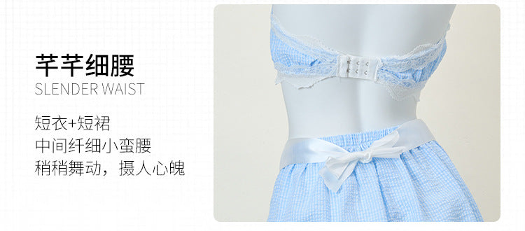 Plaid Apron Set