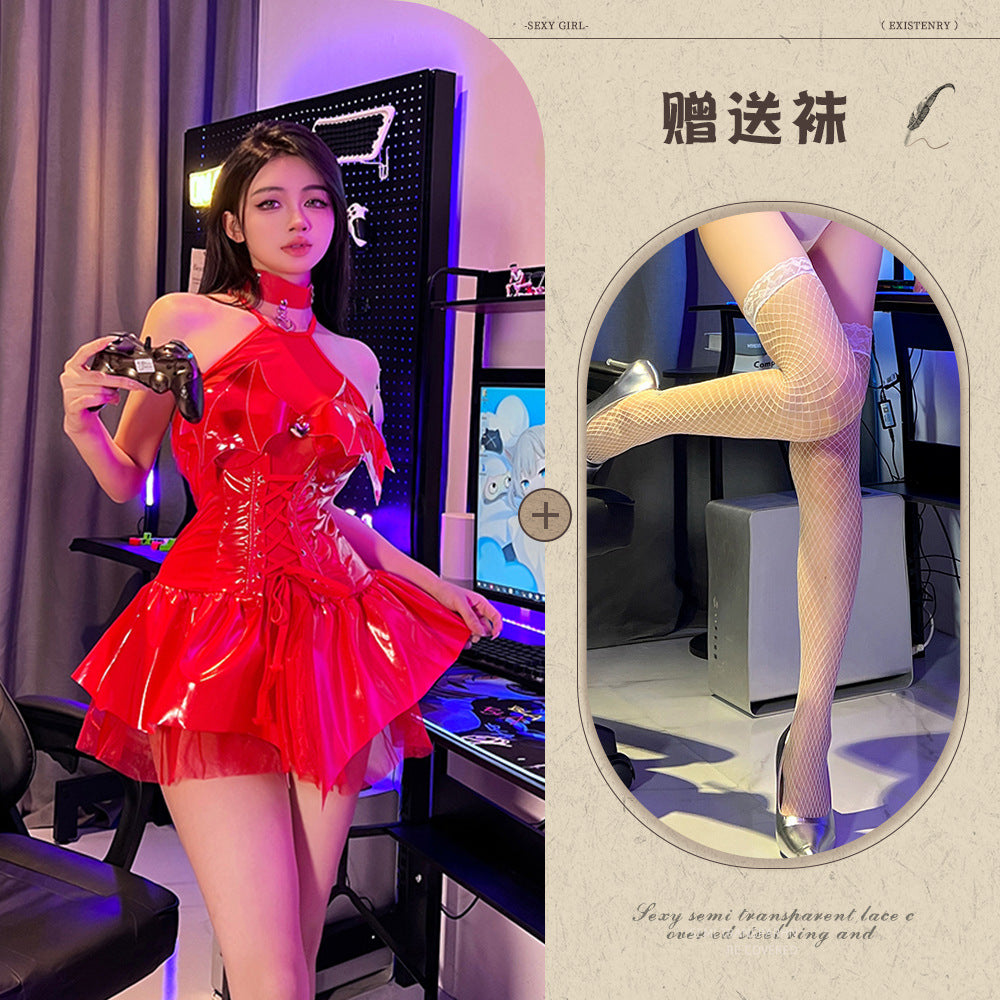 Latex Demon Costume