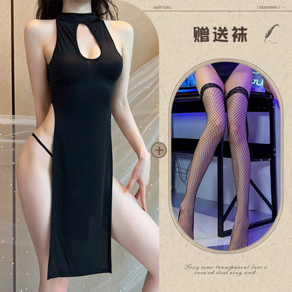 Backless Qipao Teddy 