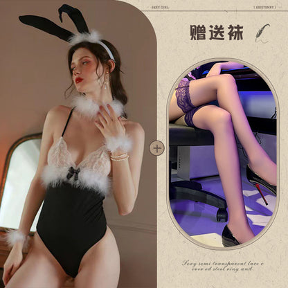 Bunny Open Crotch Set 