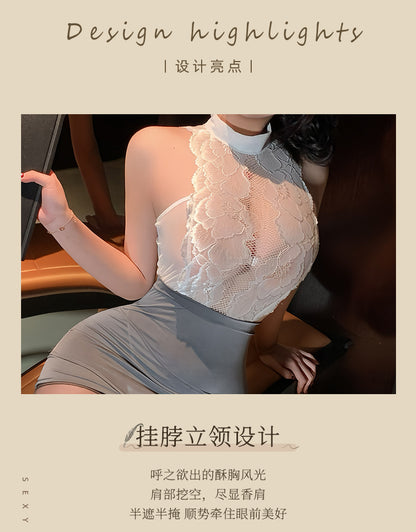 Secretary Lace Lingerie Set