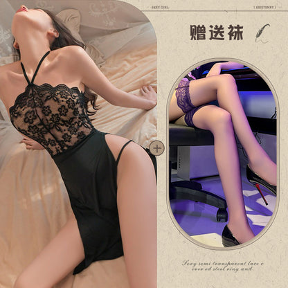 High-Slit Nightdress