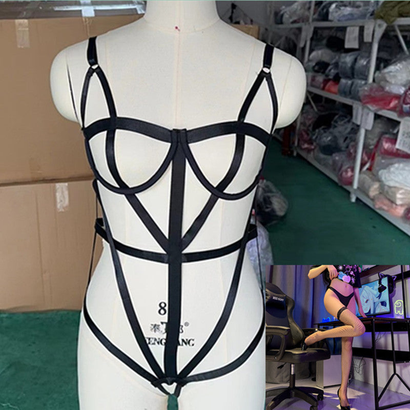 Lace-up Cut-out Teddy