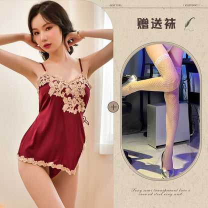 Backless Silk Chemise 
