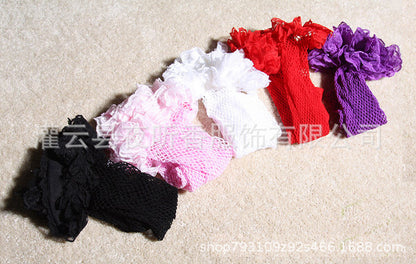 Lace Fishnet Thigh Highs